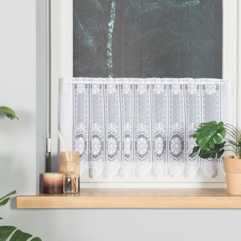 Zazdrostka żakardowa panelowa, wysokość 40cm, kolor 001 biały 018532/000/001/000040/1 Zazdrostka żakardowa panelowa, wysokość 40cm, kolor 001 biały 018532/000/001/000040/1