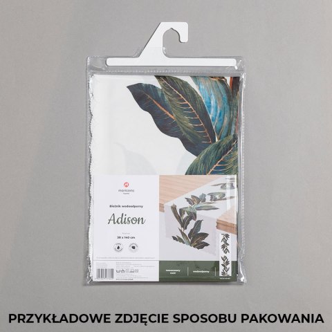 ADISON Bieżnik wodoodporny, 38x140cm, kolor 001 zielony P00010/KSP/C01/038140/1 ADISON Bieżnik wodoodporny, 38x140cm, kolor 001 zielony P00010/KSP/C01/038140/1