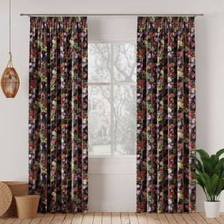 AZALIA Tkanina dekoracyjna VELVET, 150cm, kolor 004 czarny D00078/VEL/004/150000/1