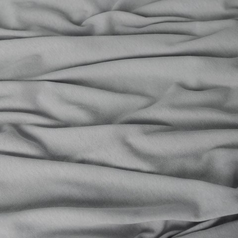 Prześcieradło jersey z gumką 160x200 cm kolor jasny szary Prześcieradło jersey z gumką 160x200 cm kolor jasny szary