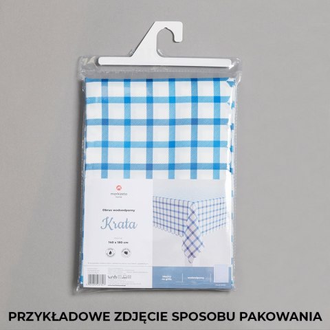 Obrus wodoodporny KRATA 140x180 cm kolor czerwony Obrus wodoodporny KRATA 140x180 cm kolor czerwony