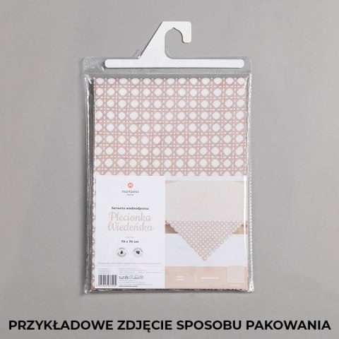 PLECIONKA WIEDEŃSKA Obrus wodoodporny, 140x180cm, kolor 001 brązowy P00082/KSP/C01/140180/1 PLECIONKA WIEDEŃSKA Obrus wodoodporny, 140x180cm, kolor 001 brązowy P00082/KSP/C01/140180/1