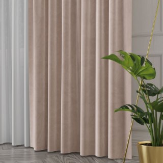 Tkanina dekoracyjna VELVET wysokość 280 cm kolor beżowy