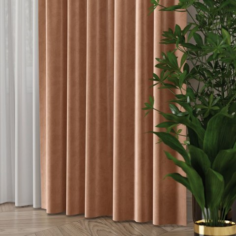 Tkanina dekoracyjna VELVET wysokość 280 cm kolor ciemny beżowy Tkanina dekoracyjna VELVET wysokość 280 cm kolor ciemny beżowy