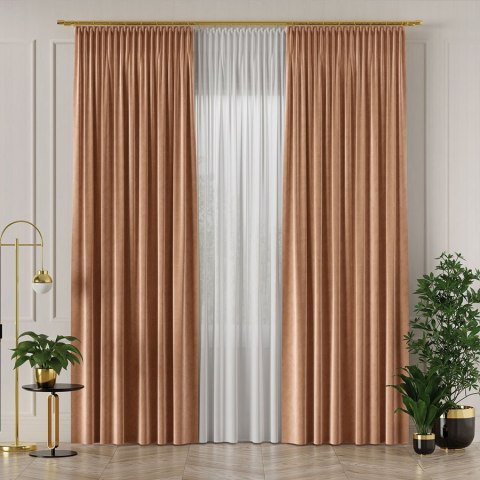 Tkanina dekoracyjna VELVET wysokość 280 cm kolor ciemny beżowy Tkanina dekoracyjna VELVET wysokość 280 cm kolor ciemny beżowy