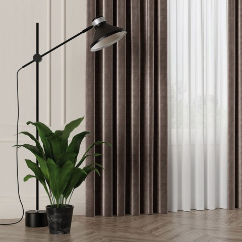 Tkanina dekoracyjna VELVET wysokość 280 cm kolor chłodny brązowy Tkanina dekoracyjna VELVET wysokość 280 cm kolor chłodny brązowy