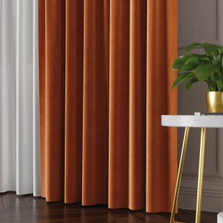 Tkanina dekoracyjna VELVET wysokość 280 cm kolor rdzawy