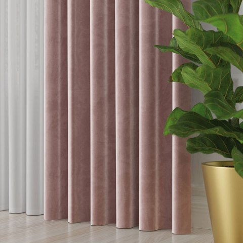 Tkanina dekoracyjna VELVET wysokość 280 cm kolor pastelowy fioletowy Tkanina dekoracyjna VELVET wysokość 280 cm kolor pastelowy fioletowy