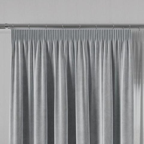 Tkanina dekoracyjna VELVET wysokość 280 cm kolor jasny szary