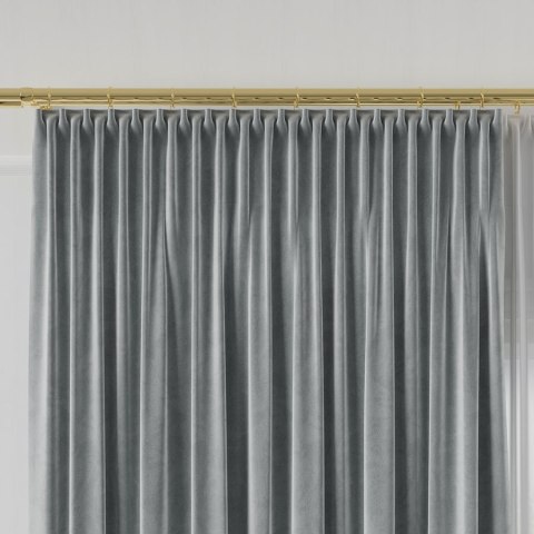 Tkanina dekoracyjna VELVET wysokość 280 cm kolor pastelowy szary