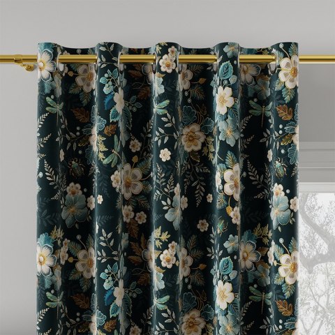 EMBRA Tkanina dekoracyjna VELVET, 150cm, kolor 001 petrol D00173/VEL/001/150000/1 EMBRA Tkanina dekoracyjna VELVET, 150cm, kolor 001 petrol D00173/VEL/001/150000/1