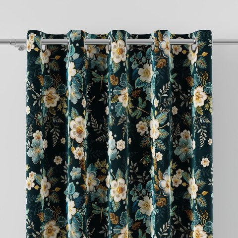 EMBRA Tkanina dekoracyjna VELVET, 150cm, kolor 001 petrol D00173/VEL/001/150000/1 EMBRA Tkanina dekoracyjna VELVET, 150cm, kolor 001 petrol D00173/VEL/001/150000/1