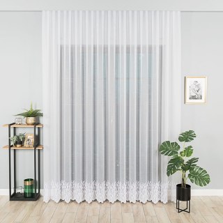 Firanka haftowana, wysokość 280cm, kolor 001 biały 127099/768/001/000280/1
