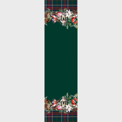 GIRLANDA Bieżnik NINA WODOODPORNA, 38x140cm, kolor 001 zielony PBN157/KSP/C01/038140/1 GIRLANDA Bieżnik NINA WODOODPORNA, 38x140cm, kolor 001 zielony PBN157/KSP/C01/038140/1