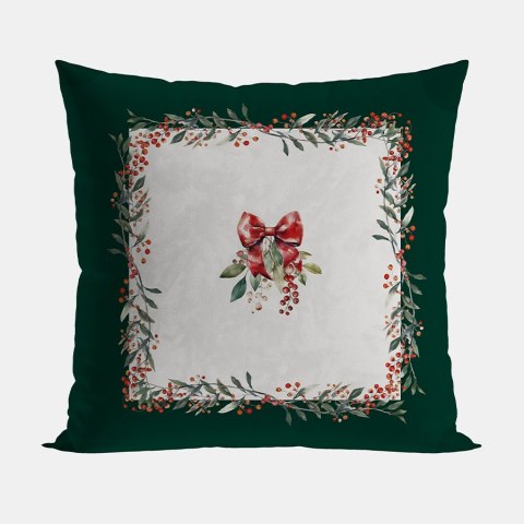 JARZĘBINA Poszewka dekoracyjna VELVET, 40x40cm, kolor 001 zielony P00164/POP/001/040040/1 JARZĘBINA Poszewka dekoracyjna VELVET, 40x40cm, kolor 001 zielony P00164/POP/001/040040/1