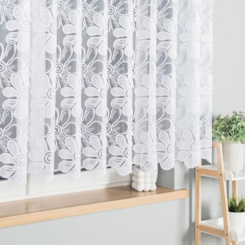 PATRYCJA Firanka żakardowa odpasowana na prosto, szerokość 300 x wysokość 150cm, kolor 001 biały 049516/FOP/001/000151/1 PATRYCJA Firanka żakardowa odpasowana na prosto, szerokość 300 x wysokość 150cm, kolor 001 biały 049516/FOP/001/000151/1