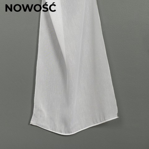 Firanka fantazyjna z ołowianką 318331 wysokość 330 cm kolor biały Firanka fantazyjna z ołowianką 318331 wysokość 330 cm kolor biały