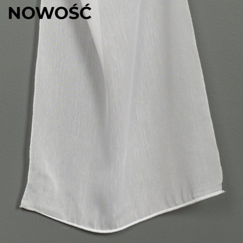 Firanka fantazyjna z ołowianką 318331 wysokość 330 cm kolor biały Firanka fantazyjna z ołowianką 318331 wysokość 330 cm kolor biały