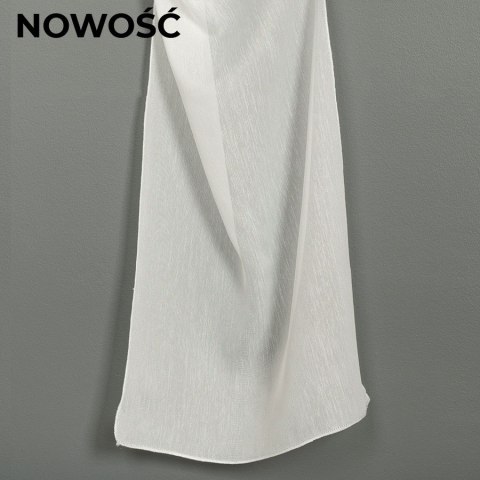 Firanka fantazyjna z ołowianką 318331 wysokość 300 cm kolor kremowy Firanka fantazyjna z ołowianką 318331 wysokość 300 cm kolor kremowy