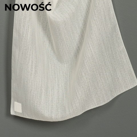 Firanka fantazyjna z ołowianką 000128 wysokość 330 cm kolor biały Firanka fantazyjna z ołowianką 000128 wysokość 330 cm kolor biały