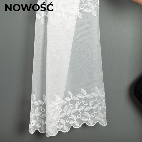 Firanka haftowana 712085 wysokość 250 cm kolor biały Firanka haftowana 712085 wysokość 250 cm kolor biały