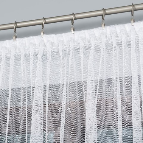 Firanka żakardowa 004850 wysokość 250 cm kolor biały