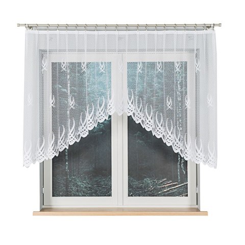 Firanka gotowa żakardowa GOSIA 120x250 cm kolor biały Firanka gotowa żakardowa GOSIA 120x250 cm kolor biały