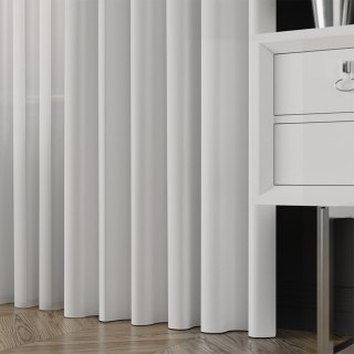 Tkanina dekoracyjna typu blackout GRETA wysokość 320 cm kolor biały