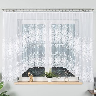 Firanka gotowa żakardowa JOANNA 160x400 cm kolor biały