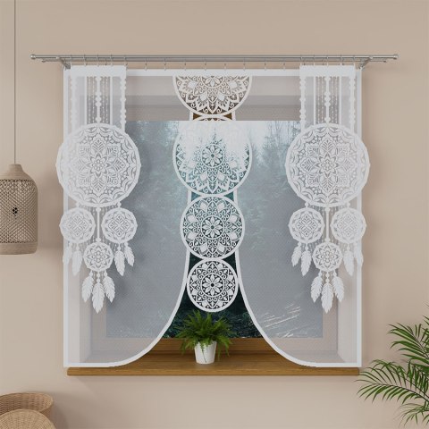 Panel żakardowy gotowy LEA 130x45 cm kolor biały Panel żakardowy gotowy LEA 130x45 cm kolor biały