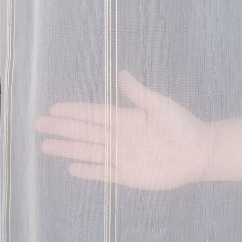 019789 Firana gotowa na taśmie z obciążnikiem, szerokość 420 x wysokość 300, kolor 004 biały z beżowym ze srebrną nitką 019789/F 019789 Firana gotowa na taśmie z obciążnikiem, szerokość 420 x wysokość 300, kolor 004 biały z beżowym ze srebrną nitką 019789/F