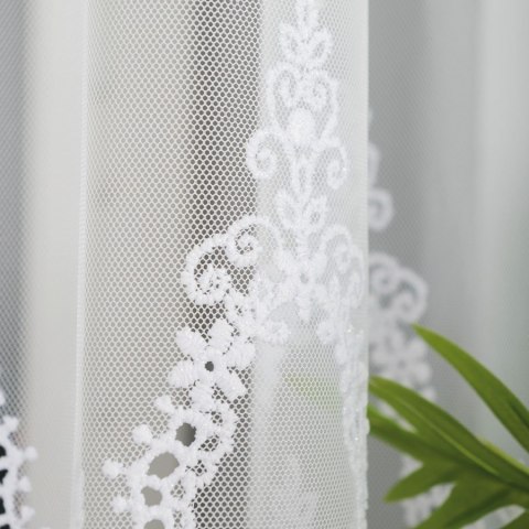 Firanka, wysokość 160cm, kolor 001 biały 241750/885/001/000160/1