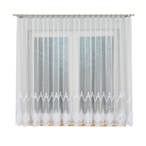 Firanka, wysokość 160cm, kolor 001 biały 241750/885/001/000160/1