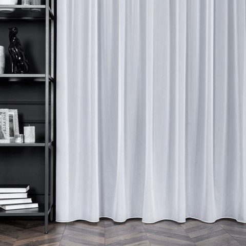 VOILE Firana gotowa na fleksach z obciążnikiem, szerokość 210 x wysokość 270, kolor 001 śnieżnobiały VOILE0/FGF/001/210270/1 VOILE Firana gotowa na fleksach z obciążnikiem, szerokość 210 x wysokość 270, kolor 001 śnieżnobiały VOILE0/FGF/001/210270/1