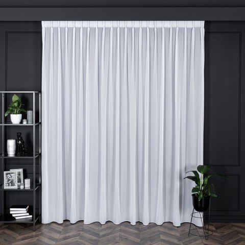 VOILE Firana gotowa na fleksach z obciążnikiem, szerokość 210 x wysokość 270, kolor 001 śnieżnobiały VOILE0/FGF/001/210270/1 VOILE Firana gotowa na fleksach z obciążnikiem, szerokość 210 x wysokość 270, kolor 001 śnieżnobiały VOILE0/FGF/001/210270/1