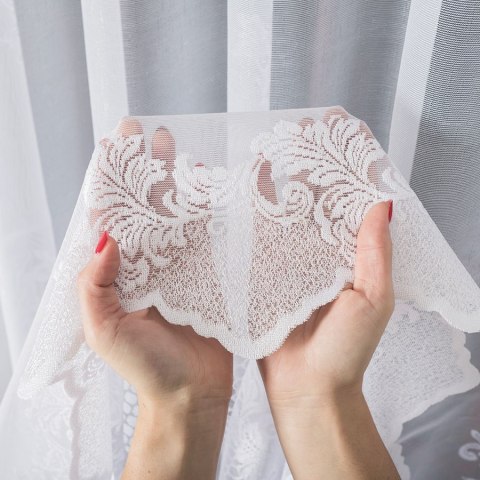 Firanka żakardowa, wysokość 250cm, kolor 001 648229/000/001/000250/1