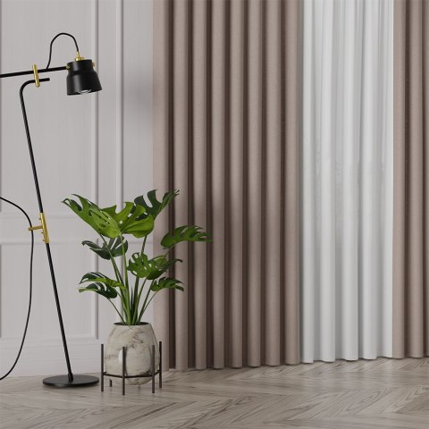 MIRABEL Tkanina dekoracyjna, wysokość 320cm, kolor 918 nude 065579/TDP/918/000320/1