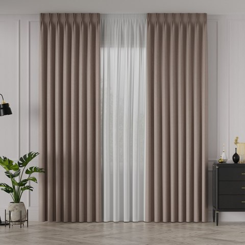 MIRABEL Tkanina dekoracyjna, wysokość 320cm, kolor 918 nude 065579/TDP/918/000320/1