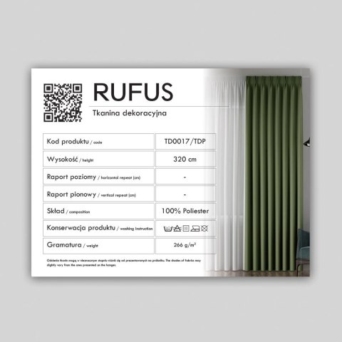 RUFUS (TD0017) Próbnik ALLURE TD0017/PRO/000/000320/1 RUFUS (TD0017) Próbnik ALLURE TD0017/PRO/000/000320/1