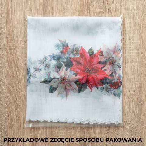 SZKOTI CHOINKI Zazdrostka Microfibra, szerokość 100 x wysokość 40cm, kolor 001 biały PBN017/ZAZ/001/100040/1 SZKOTI CHOINKI Zazdrostka Microfibra, szerokość 100 x wysokość 40cm, kolor 001 biały PBN017/ZAZ/001/100040/1