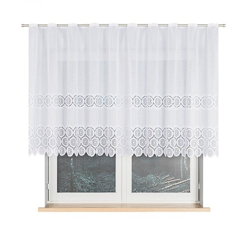 Firanka, wysokość 120cm, kolor 001 biały 018535/000/001/000120/1 Firanka, wysokość 120cm, kolor 001 biały 018535/000/001/000120/1