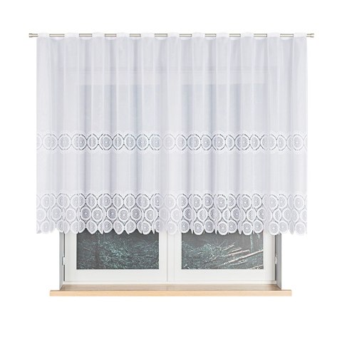 Firanka, wysokość 130cm, kolor 001 biały 018535/000/001/000130/1 Firanka, wysokość 130cm, kolor 001 biały 018535/000/001/000130/1
