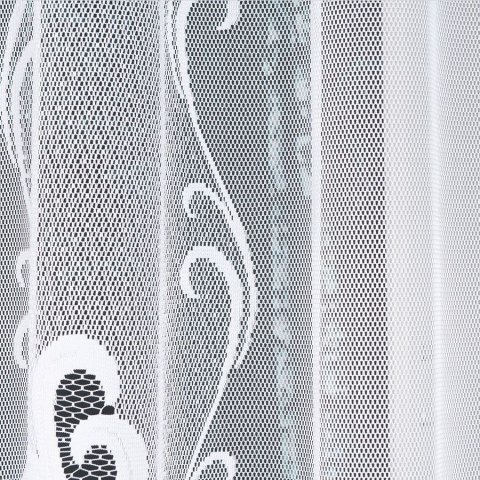 HERMINA Firanka żakardowa odpasowana, szerokość 400 x wysokość 150cm, kolor 001 biały 019314/FOL/001/000152/1 HERMINA Firanka żakardowa odpasowana, szerokość 400 x wysokość 150cm, kolor 001 biały 019314/FOL/001/000152/1