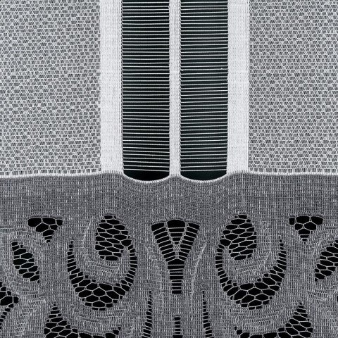 Panel biały żakardowy z szarym dołem ZURIEL 250x90cm ZURIEL/POL/0GY/000253/1 Panel biały żakardowy z szarym dołem ZURIEL 250x90cm ZURIEL/POL/0GY/000253/1