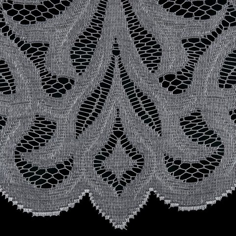 Panel biały żakardowy z szarym dołem ZURIEL 250x90cm ZURIEL/POL/0GY/000253/1 Panel biały żakardowy z szarym dołem ZURIEL 250x90cm ZURIEL/POL/0GY/000253/1