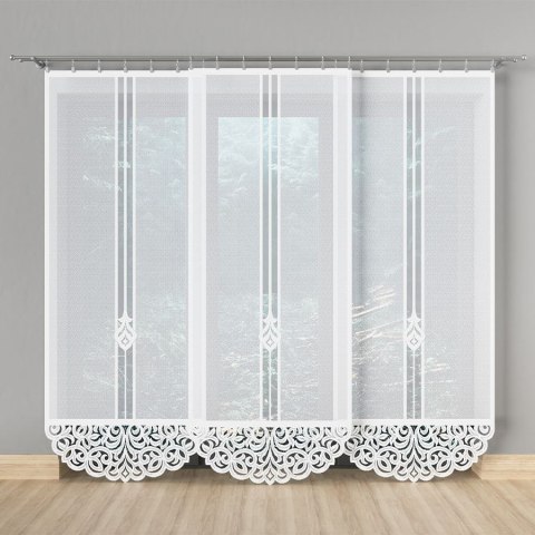 ZURIEL Panel żakardowy odpasowany, szerokość 90 x wysokość 230cm, kolor 001 biały 001313/POL/001/000233/1 ZURIEL Panel żakardowy odpasowany, szerokość 90 x wysokość 230cm, kolor 001 biały 001313/POL/001/000233/1
