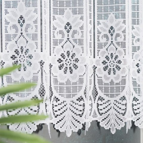 Firanka żakardowa panelowa, wysokość 100cm, kolor 001 biały 605101/000/001/000100/1 Firanka żakardowa panelowa, wysokość 100cm, kolor 001 biały 605101/000/001/000100/1