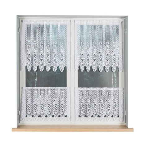Zazdrostka żakardowa panelowa, wysokość 70cm, kolor 001 biały 605101/000/001/000070/1 Zazdrostka żakardowa panelowa, wysokość 70cm, kolor 001 biały 605101/000/001/000070/1
