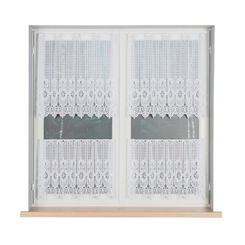 Zazdrostka żakardowa panelowa, wysokość 70cm, kolor 001 biały 605101/000/001/000070/1 Zazdrostka żakardowa panelowa, wysokość 70cm, kolor 001 biały 605101/000/001/000070/1