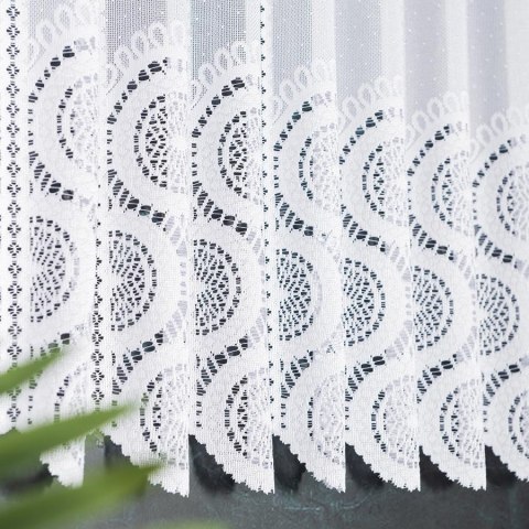 Zazdrostka żakardowa panelowa, wysokość 90cm, kolor 001 biały 018535/000/001/000090/1 Zazdrostka żakardowa panelowa, wysokość 90cm, kolor 001 biały 018535/000/001/000090/1